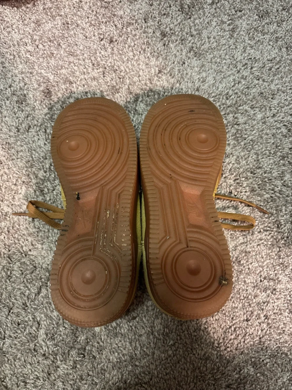 Nike Sage-Low Suede Low-Top Sneakers in Mustard Yellow